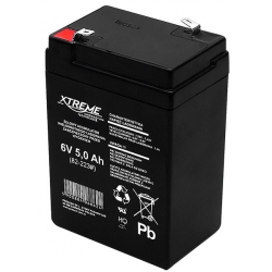 Akumulator żelowy Xtreme 6V 5Ah