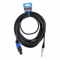 Kabel wtyk-wtyk jack 6,3 - speakon  5m HQ