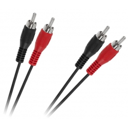 Kabel 2 x RCA wtyk-wtyk 3m standard