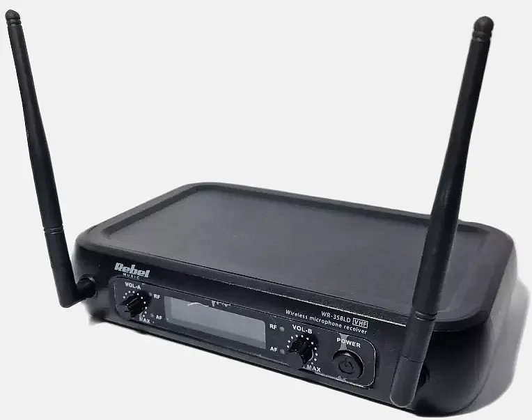 2 mikrofony VHF WR-358LD - odbiornik