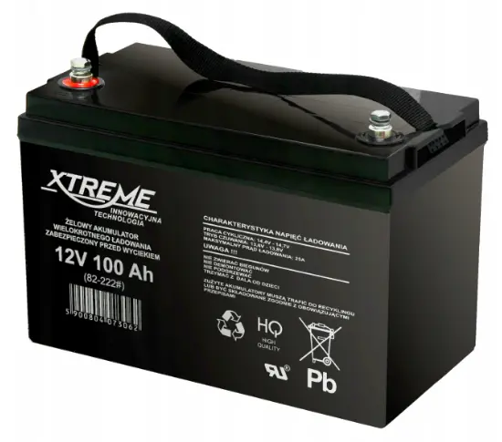 Akumulator żelowy 12V 100Ah XTREME 82-222#