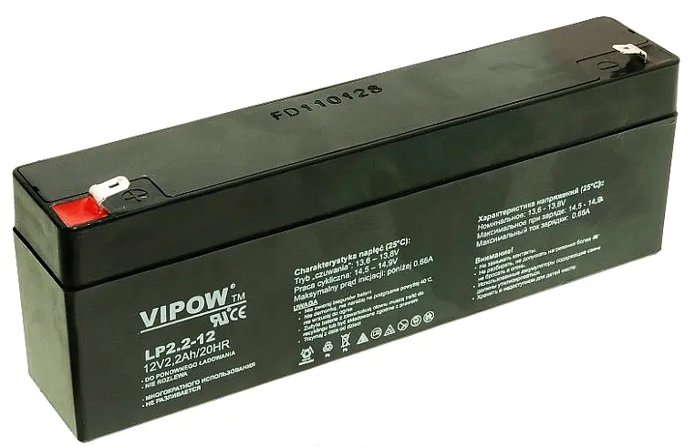 Akumulator żelowy 12V 2,2Ah BAT0220