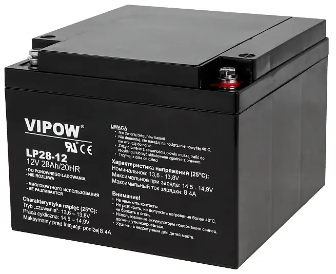 Akumulator żelowy 12V 28 Ah BAT0230