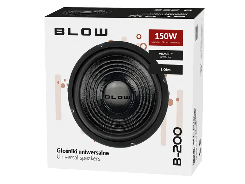 Głośnik niskotonowy BLOW B-200 20cm box
