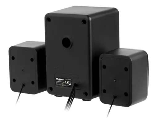Głośniki komputerowe 2.1 Rebel CS-50 back