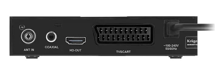 Tuner DVB-T2 Kruger&Matz KM0550D back