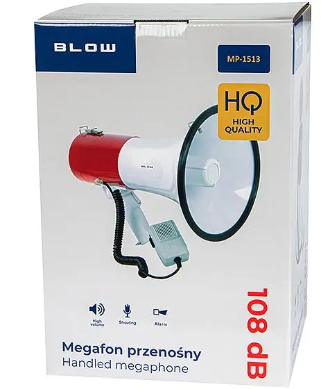 Megafon MP1513 przenośny z mikrofonem box