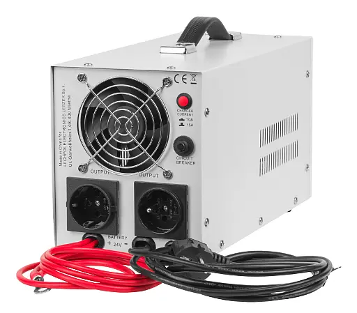 Awaryjne zasilanie KEMOT PROsinus-1500 24V URZ3427 tył