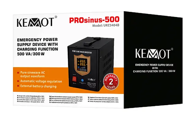 Awaryjne zasilanie Kemot Pro Sinus URZ3404 box