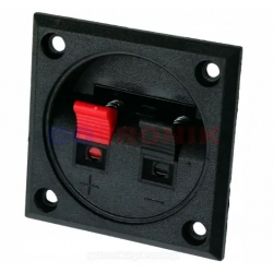 Gniazdo głośnikowe podwójne 57x57mm GNI0237