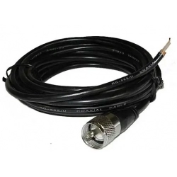 Kabel do anten CB z wtykiem UHF ~4m