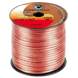 Kabel głośnikowy OFC 2x2mm 100m